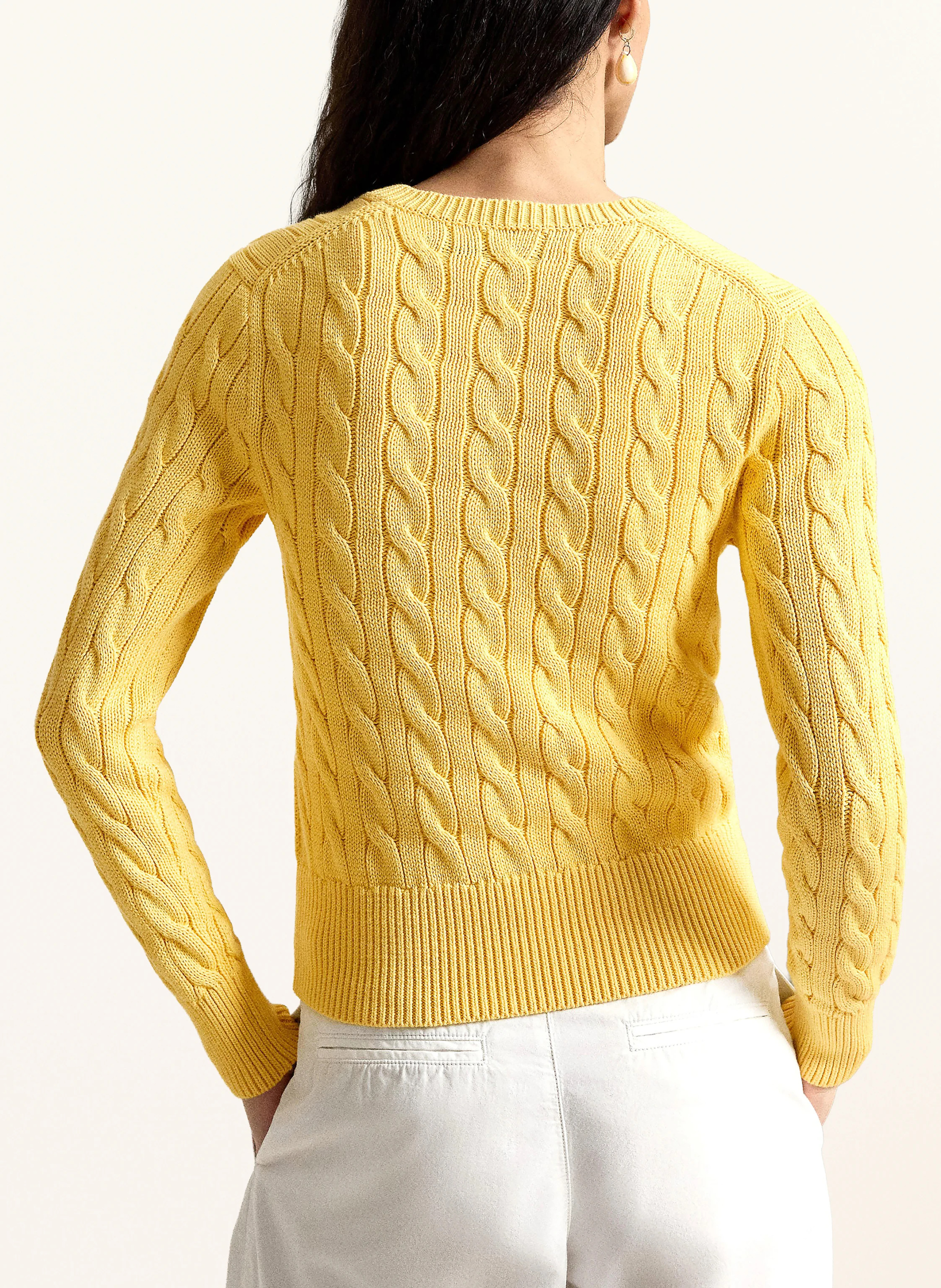 POLO RALPH LAUREN Strickjacke – GELB