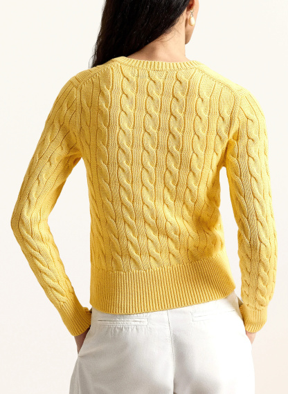 POLO RALPH LAUREN Strickjacke – GELB