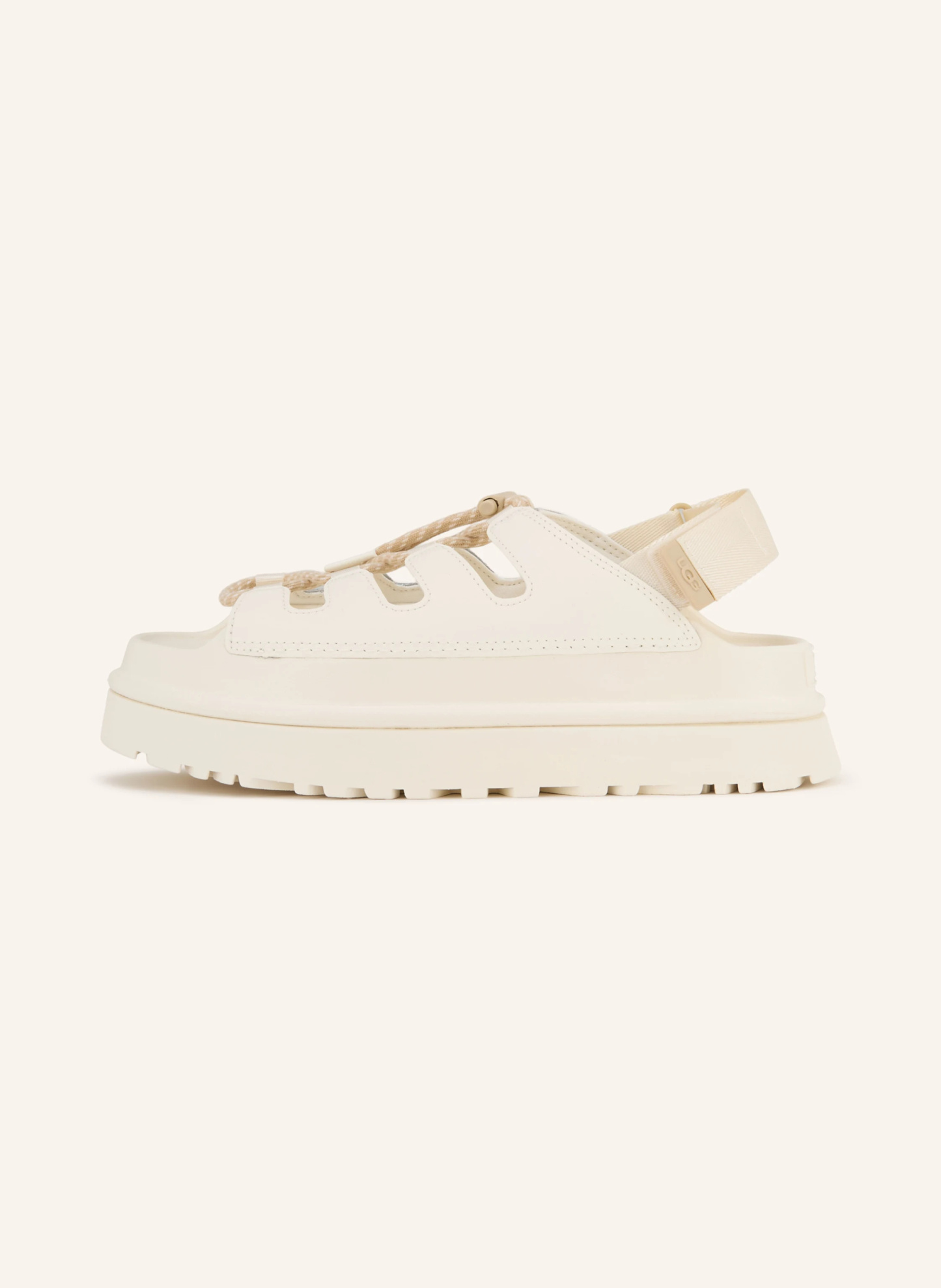 UGG Plateau-Sandalen GOLDENGLOW TOGGLE – WEISS