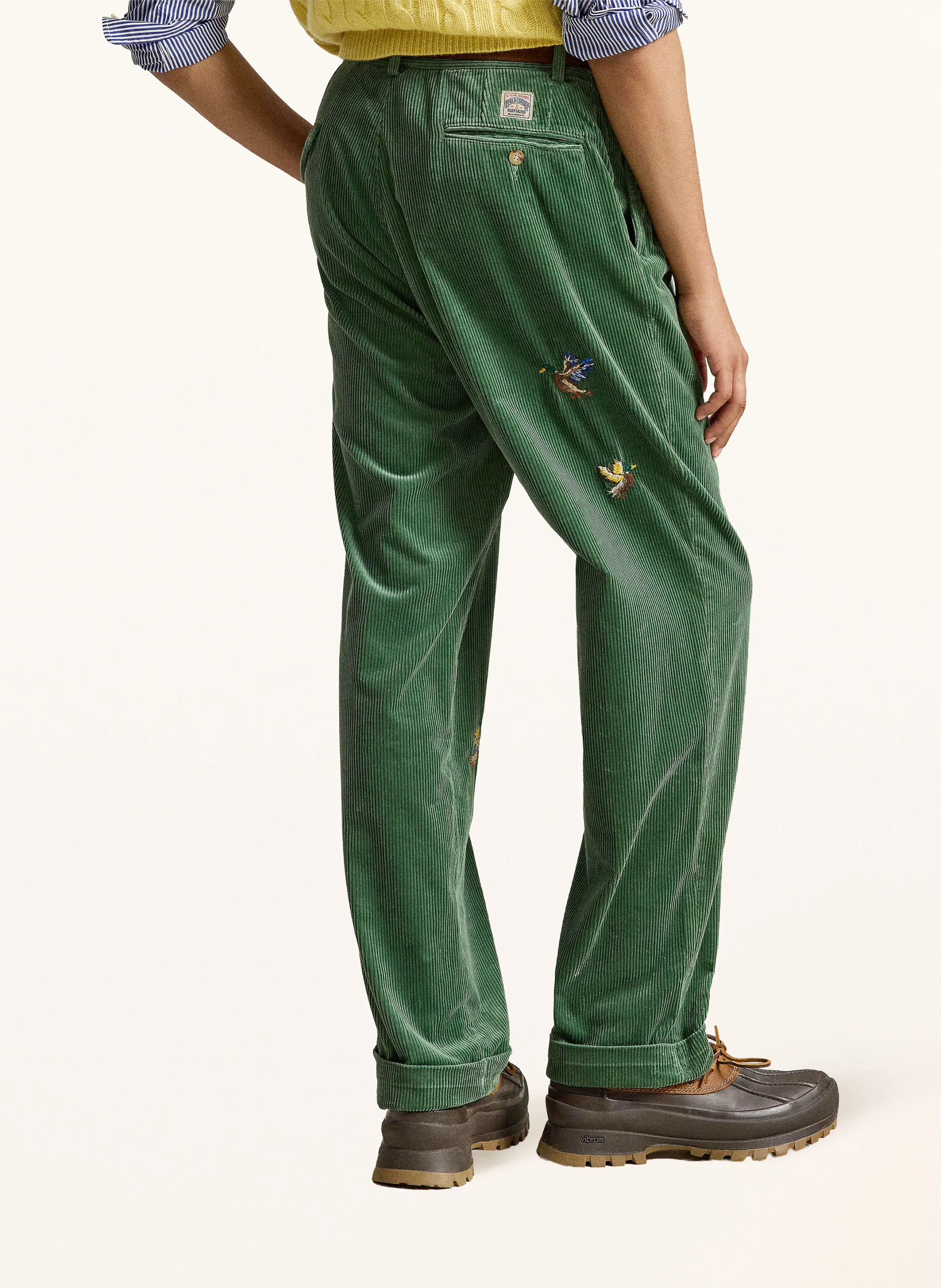 POLO RALPH LAUREN Cordhose Regular Fit – GRÜN