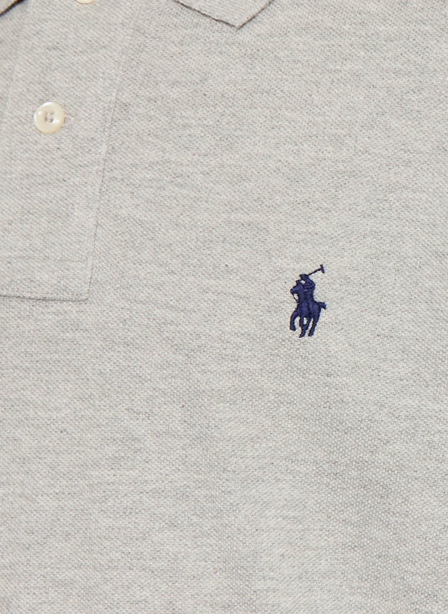 POLO RALPH LAUREN Piqué-Poloshirt – GRAU