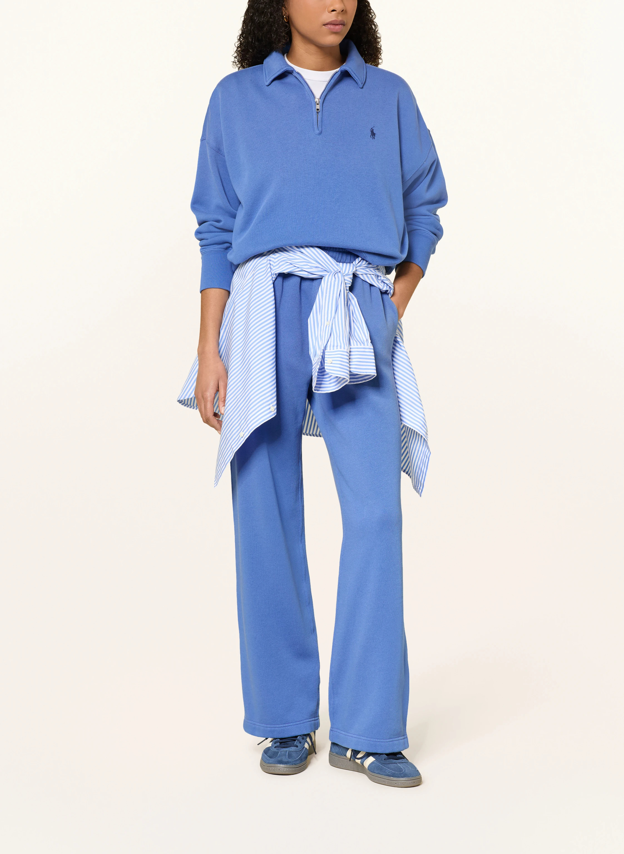POLO RALPH LAUREN Sweatpants – BLAU / WEISS