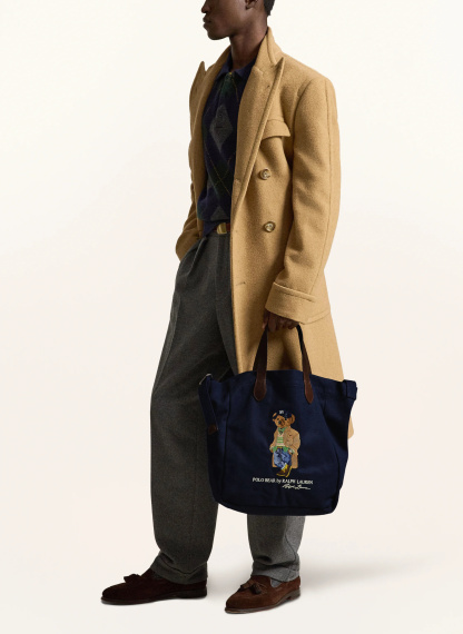 POLO RALPH LAUREN Shopper – DUNKELBLAU / DUNKELBRAUN