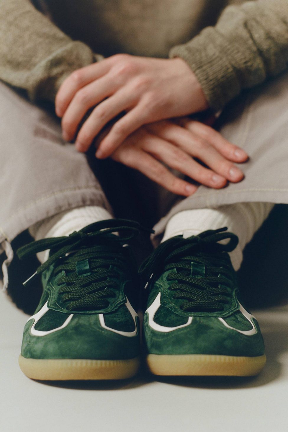 ALOHAS tb. 490 Leather Sneakers - Rife Forest Green