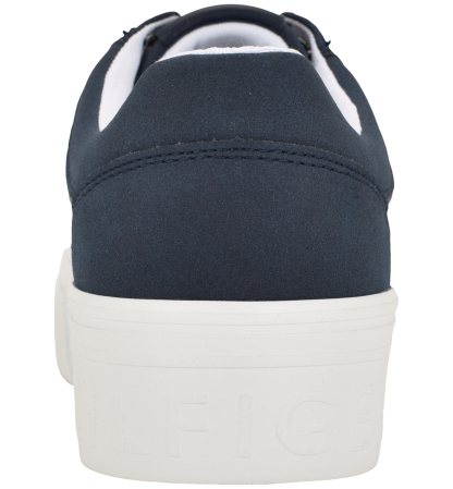 Tommy Hilfiger Women's Badria Logo Platform Sneakers - Dark Blue/White