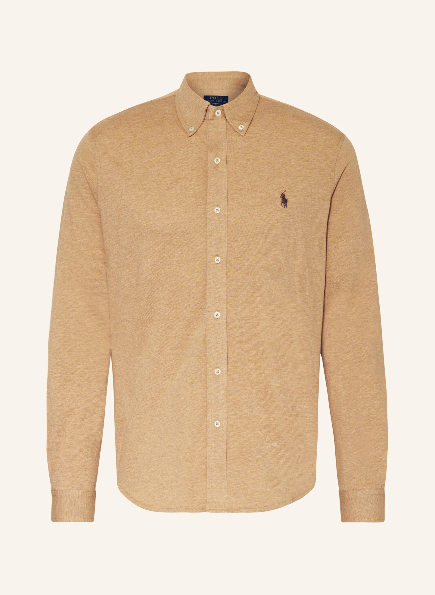 POLO RALPH LAUREN Piqué-Hemd Custom Fit – CAMEL