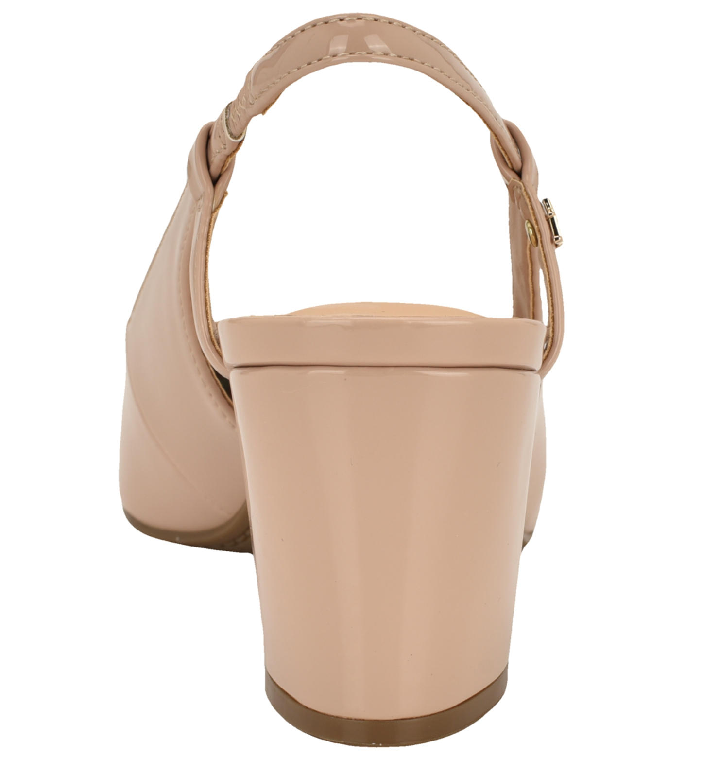 Tommy Hilfiger Women's Jezibee Block Heel Slingback Pumps - Barely Nude Patent