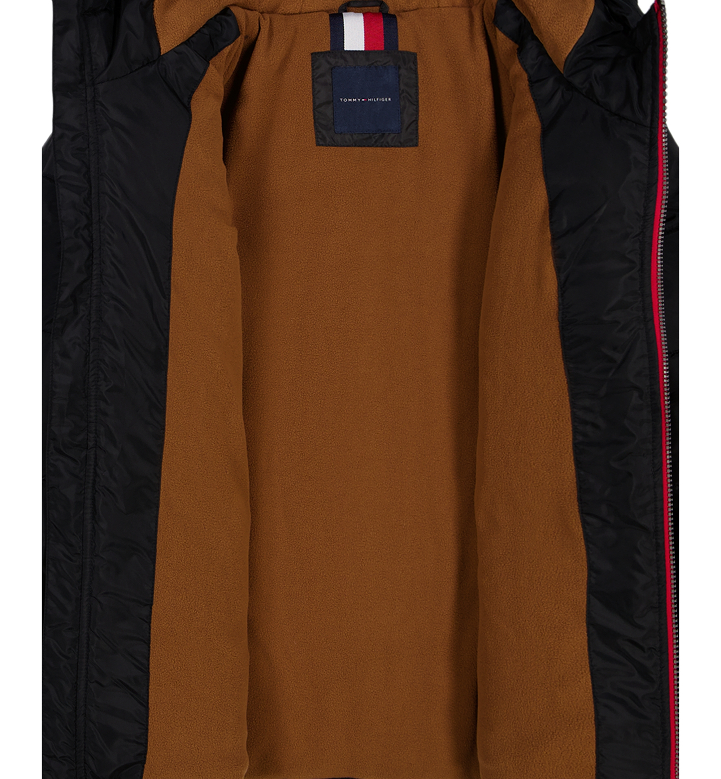 Tommy Hilfiger Boys' 8-20 Logo Puffer Jacket - Black