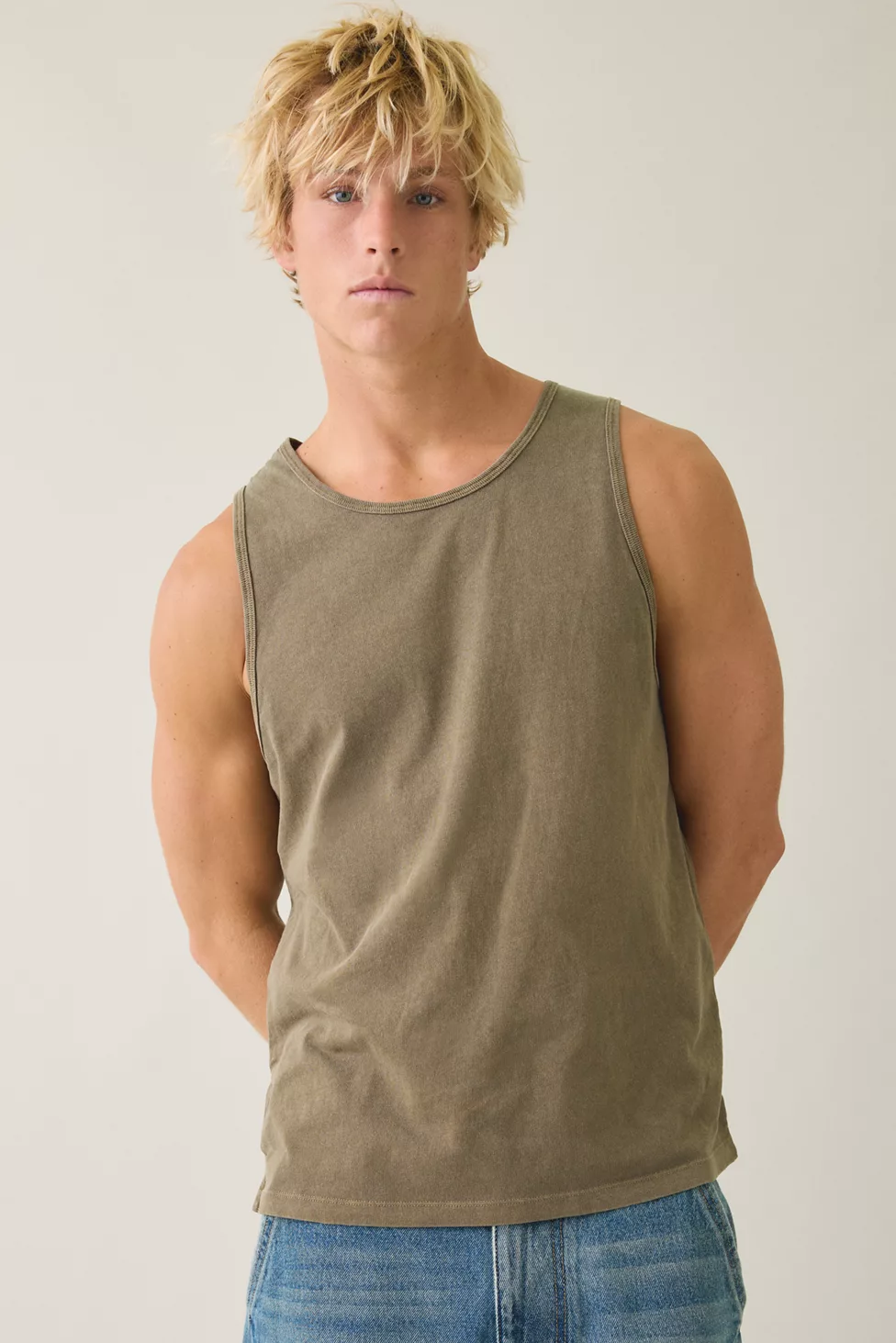 Standard Cloth Maddox Tank Top - Dark Green