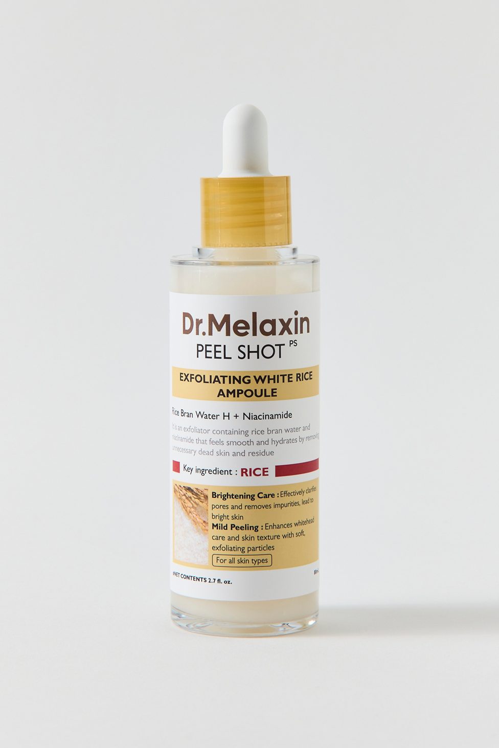Dr. Melaxin Peel Shot Exfoliating Ampoule - White Rice Ampoule