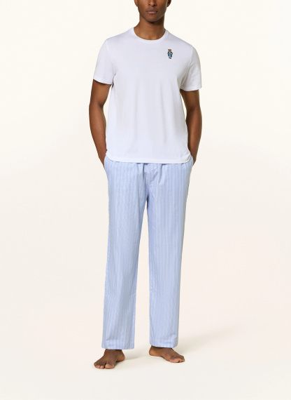POLO RALPH LAUREN Schlafanzug – HELLBLAU / WEISS / DUNKELBLAU