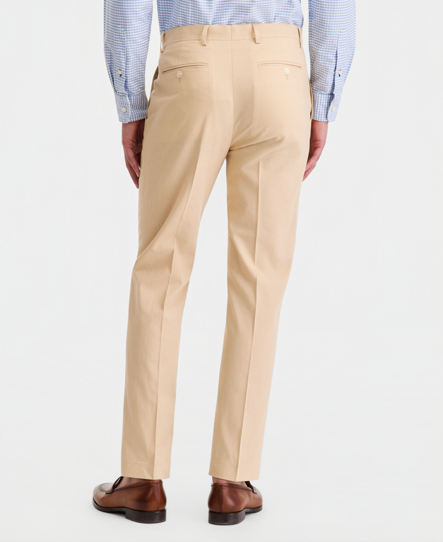 Tommy Hilfiger Men's Modern-Fit Linen Pants - Tan Solid