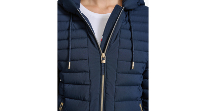 Tommy Hilfiger Women's Hooded Packable Puffer Coat - Navy