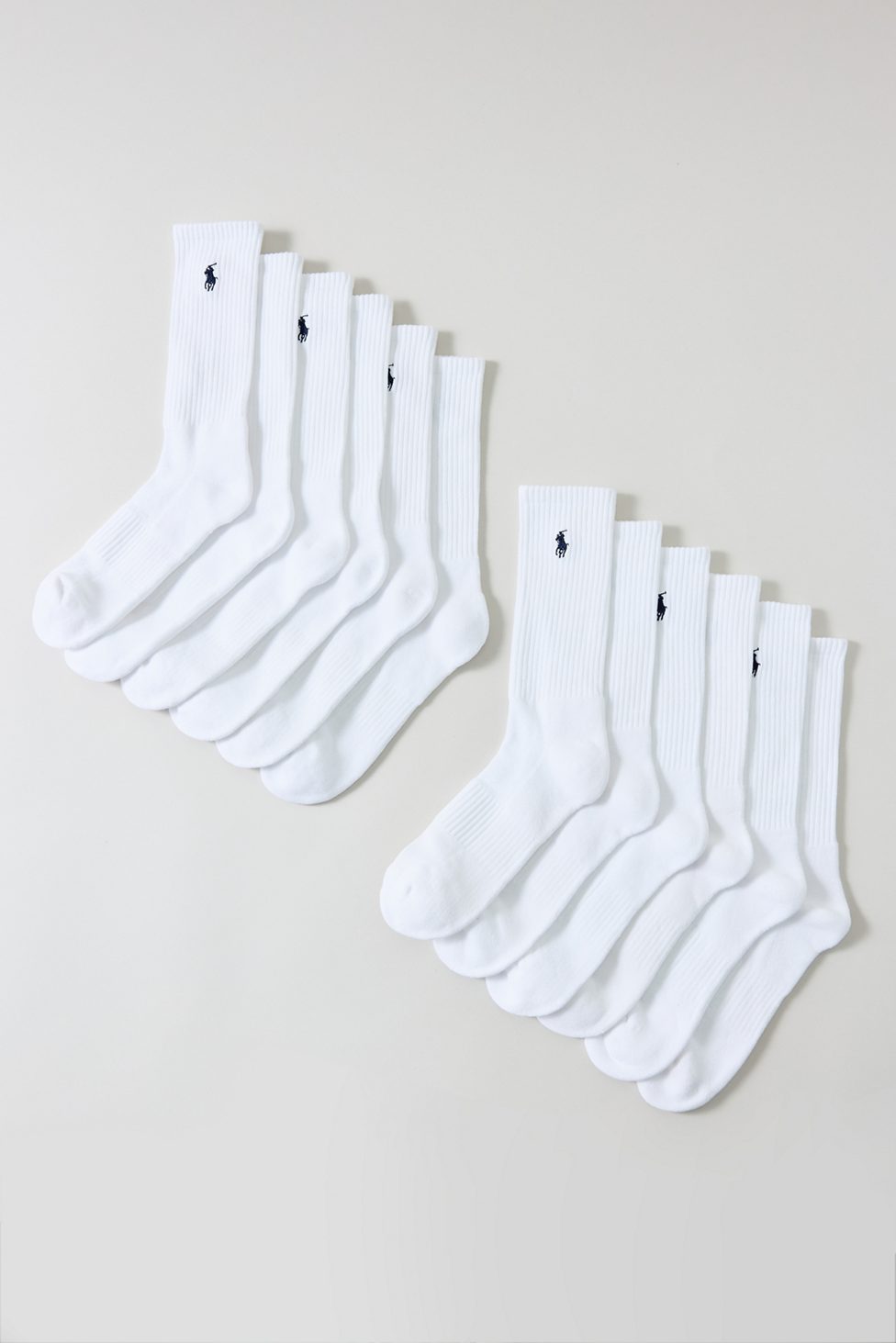 Polo Ralph Lauren Performance Crew Socks 6-Pack - White