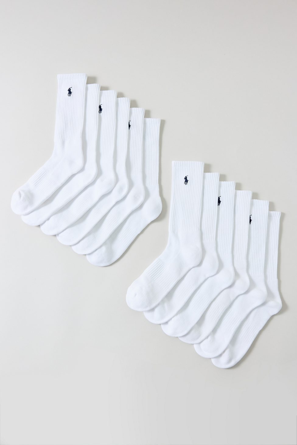 Polo Ralph Lauren Performance Crew Socks 6-Pack - White