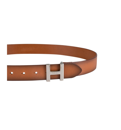 Tommy Hilfiger Women's H Monogram Buckle Belt - Tan