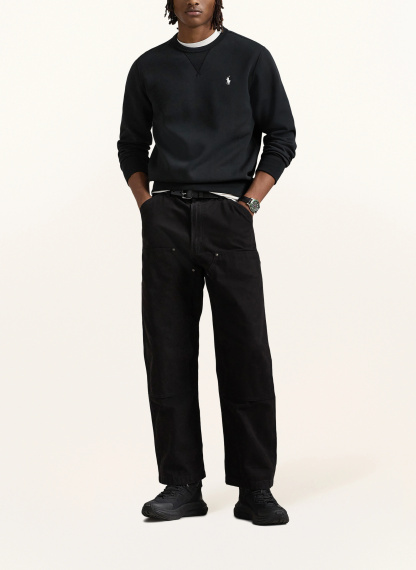POLO RALPH LAUREN Sweatshirt – SCHWARZ / WEISS