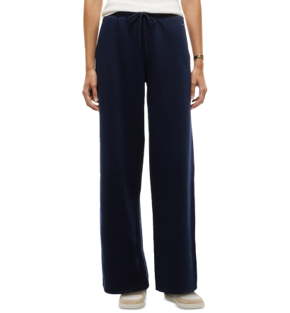 Tommy Hilfiger Women's Marina Straight-Leg Mid-Rise Drawstring Sweatpants - Navy Blue