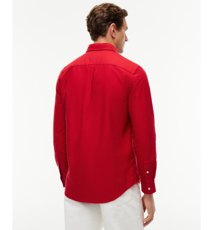 Tommy Hilfiger Men's Heritage Regular-Fit Oxford Shirt - Medium Red