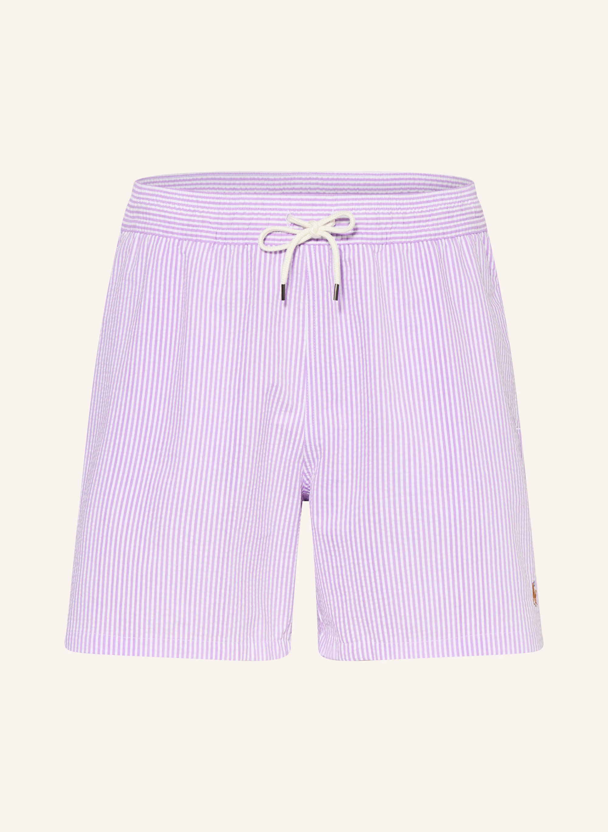 POLO RALPH LAUREN Badeshorts – HELLLILA / WEISS