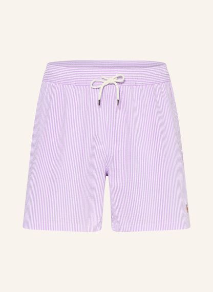 POLO RALPH LAUREN Badeshorts – HELLLILA / WEISS