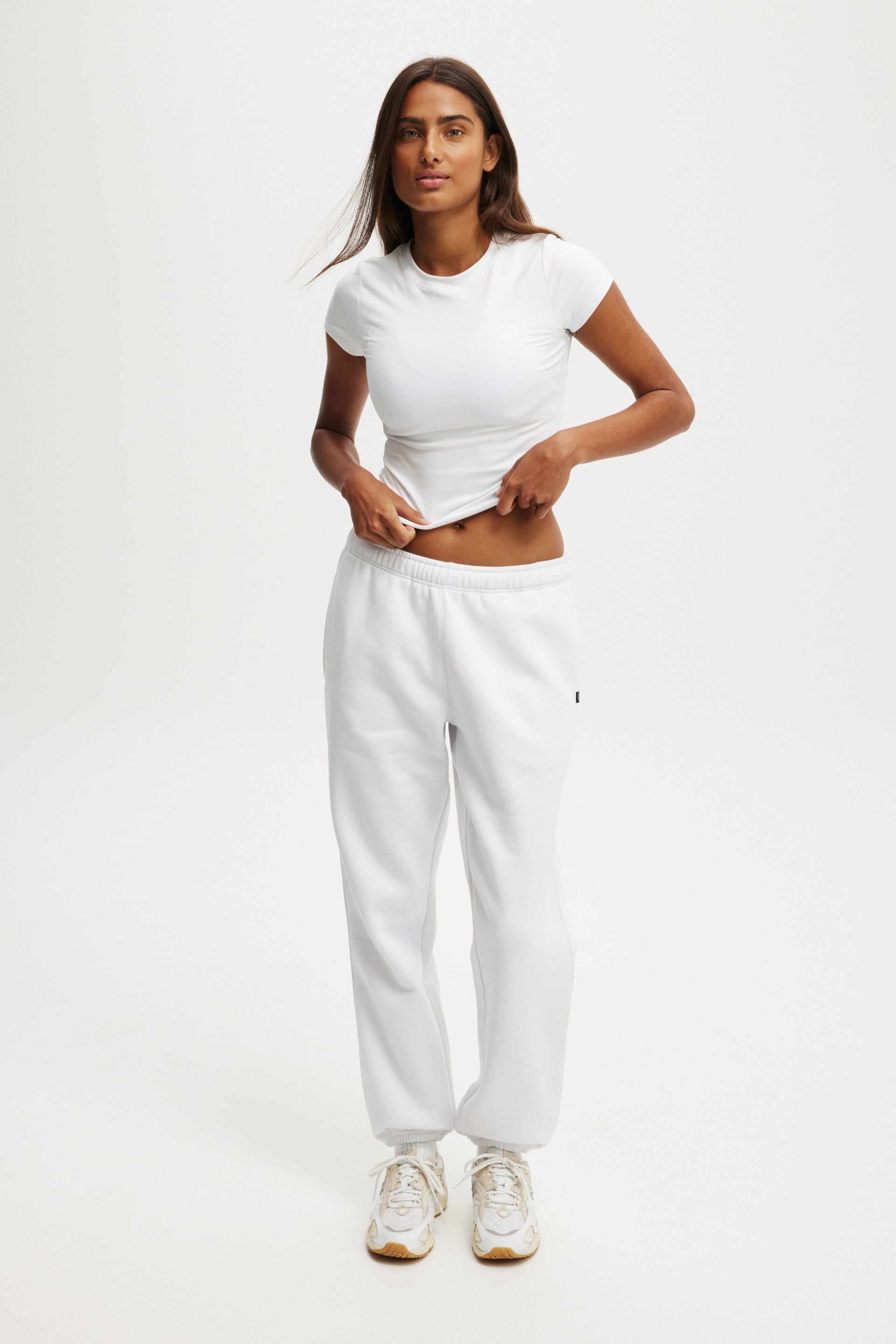 Ultra Soft Fitted Tshirt, WHITE - example image 4