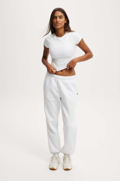 Ultra Soft Fitted Tshirt, WHITE - example image 4