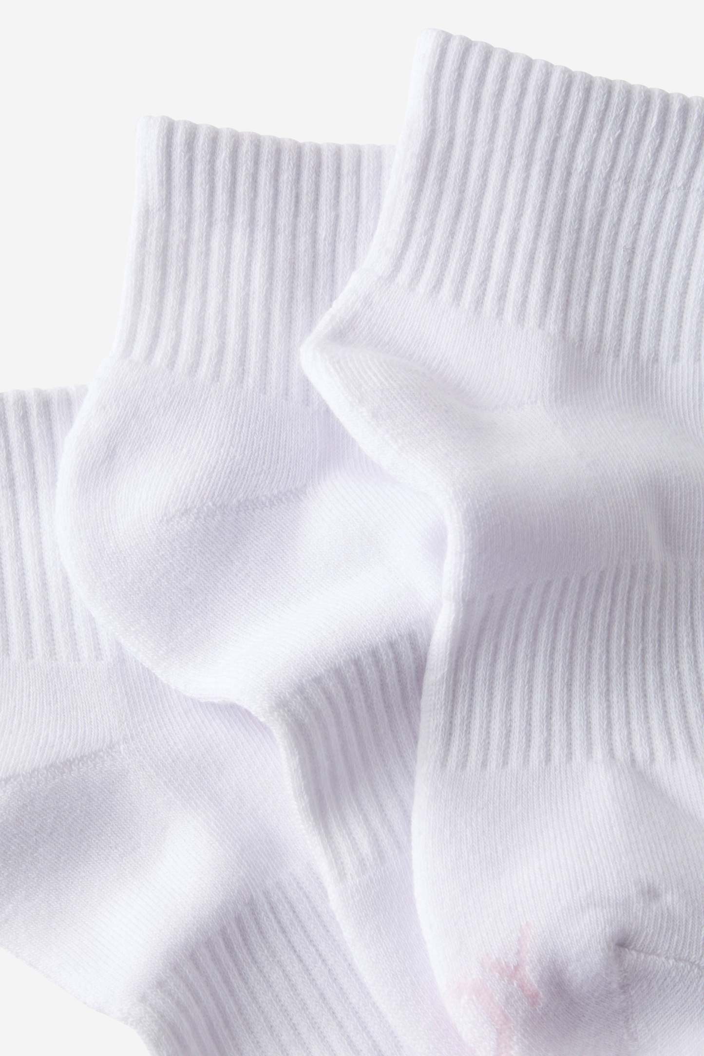Body Qtr Crew Sock 3Pk, WHITE SOLID - example image 3