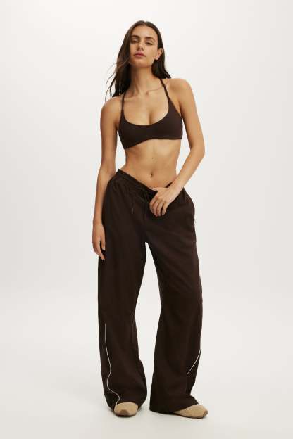 Baggy Woven Sweatpant, FRENCH ROAST - example image 1
