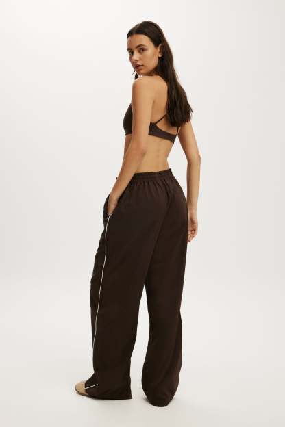 Baggy Woven Sweatpant, FRENCH ROAST - example image 3