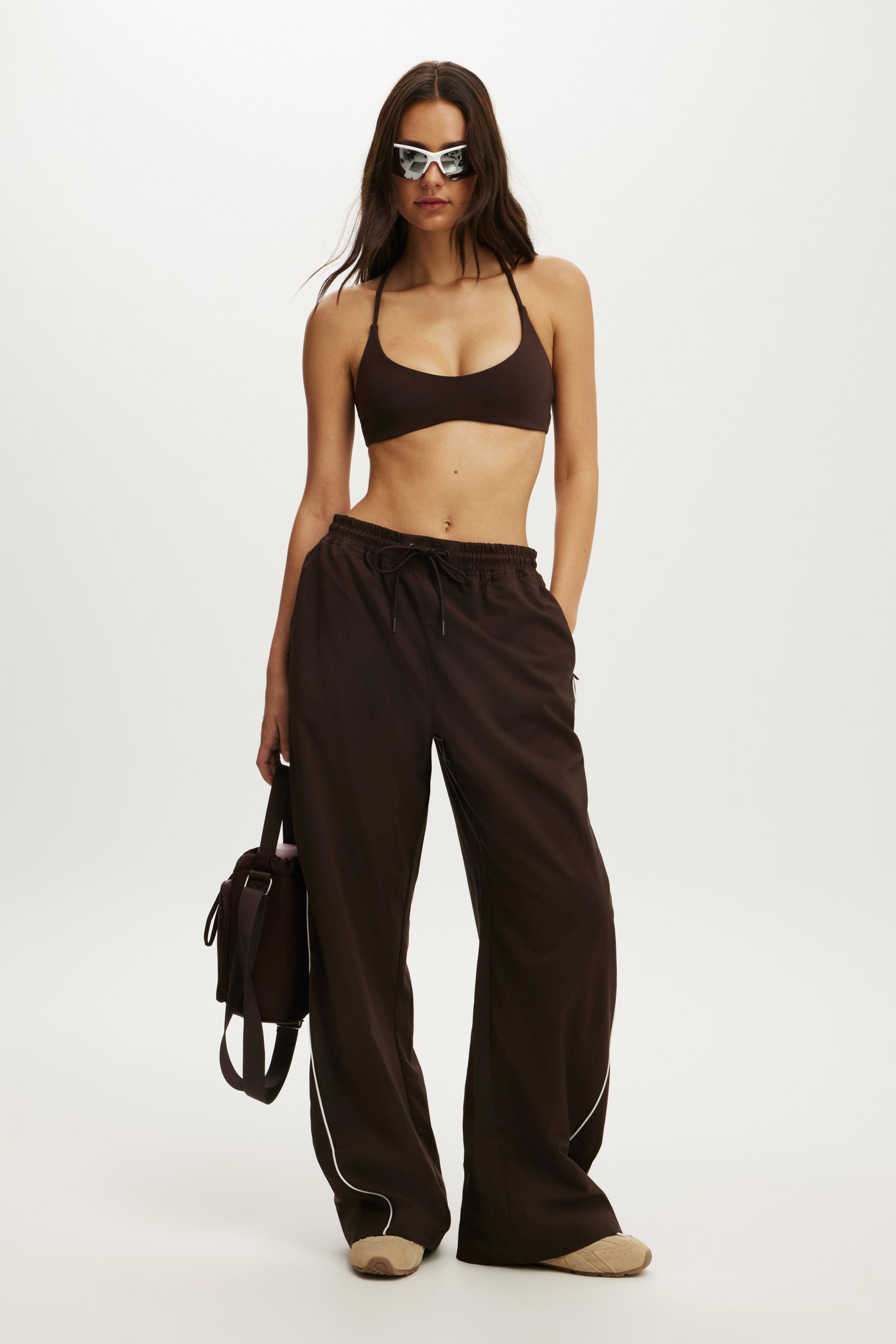 Baggy Woven Sweatpant, FRENCH ROAST - example image 5