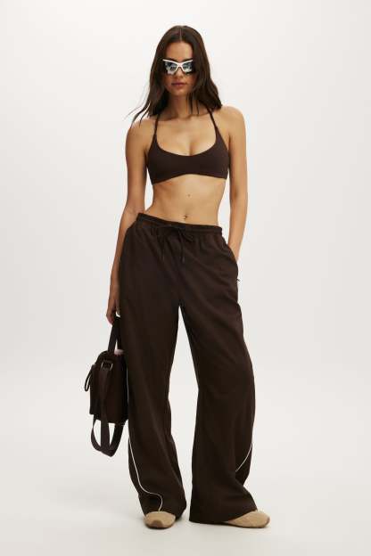 Baggy Woven Sweatpant, FRENCH ROAST - example image 5