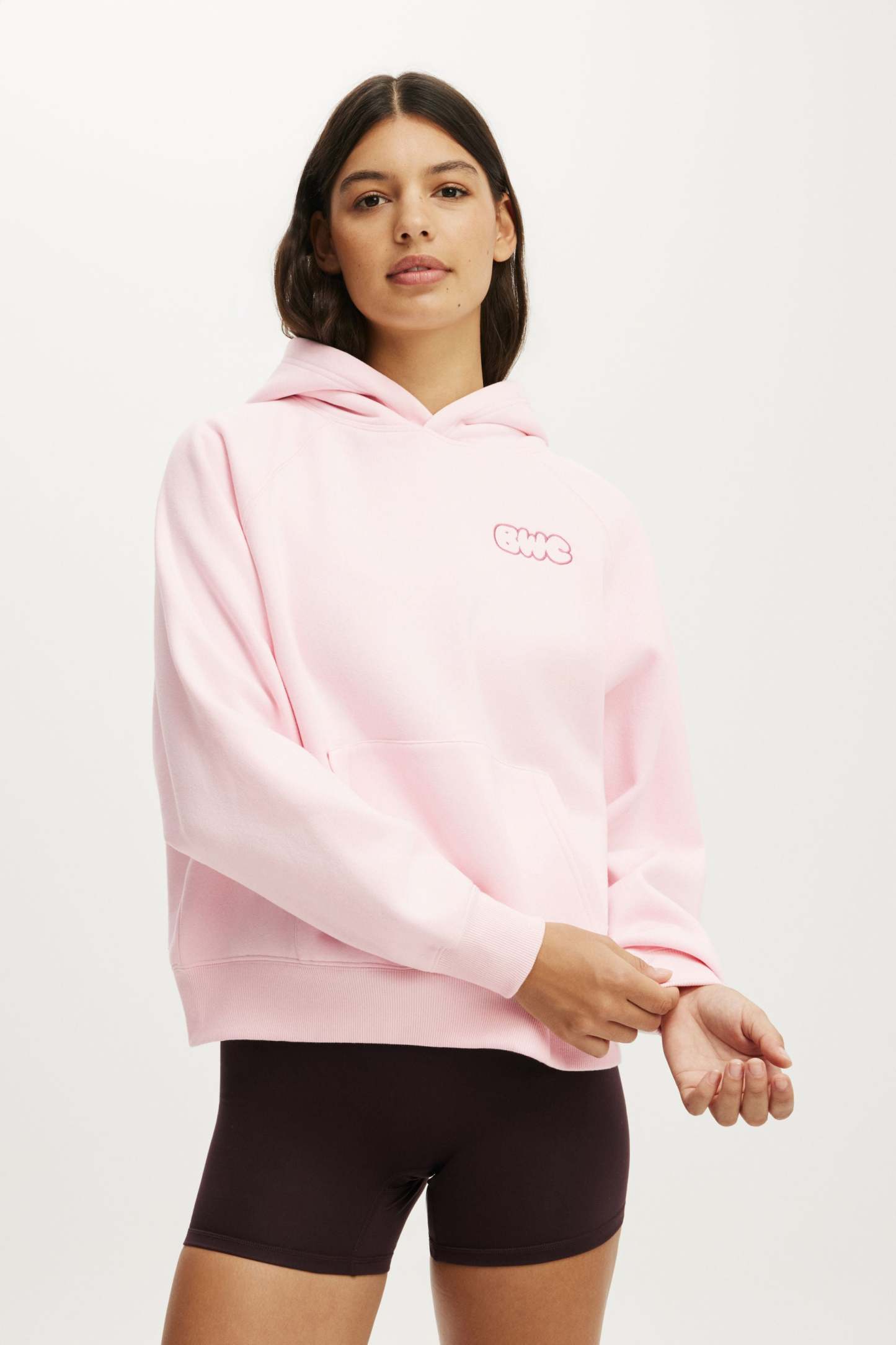 Plush Premium Graphic Raglan Hoodie, CHERRY DREAM/BODY WELLNESS - example image 2