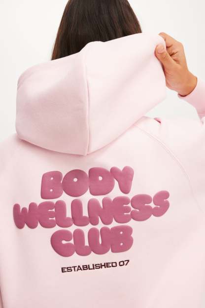 Plush Premium Graphic Raglan Hoodie, CHERRY DREAM/BODY WELLNESS - example image 1