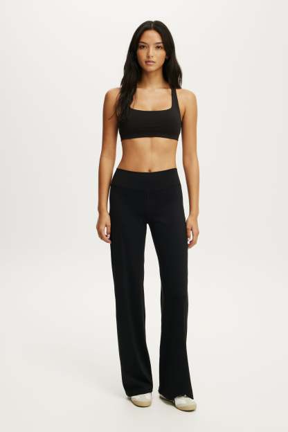 Studio Wide Leg Pant, BLACK - example image 1