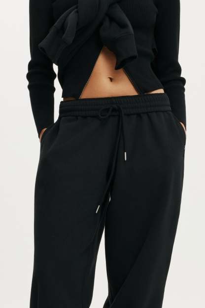 Plush Boyfriend Jogger, BLACK - example image 2