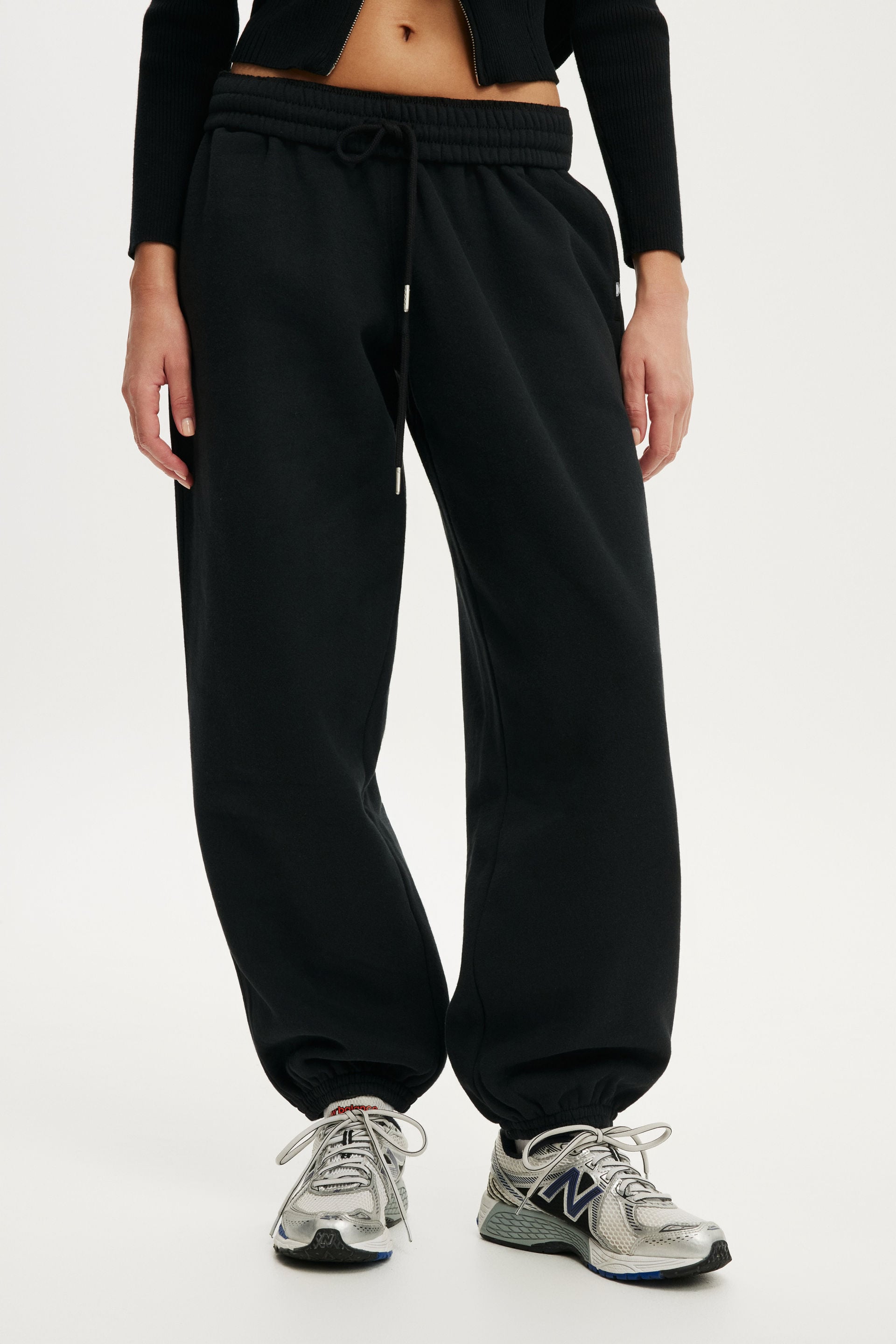 Plush Boyfriend Jogger, BLACK - example image 3