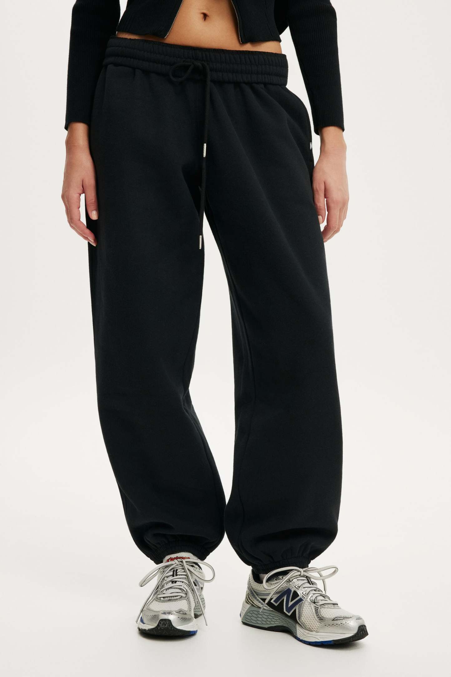 Plush Boyfriend Jogger, BLACK - example image 3