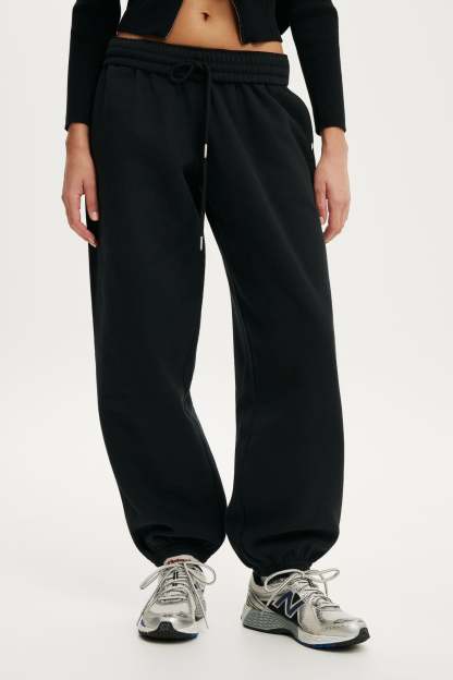 Plush Boyfriend Jogger, BLACK - example image 3