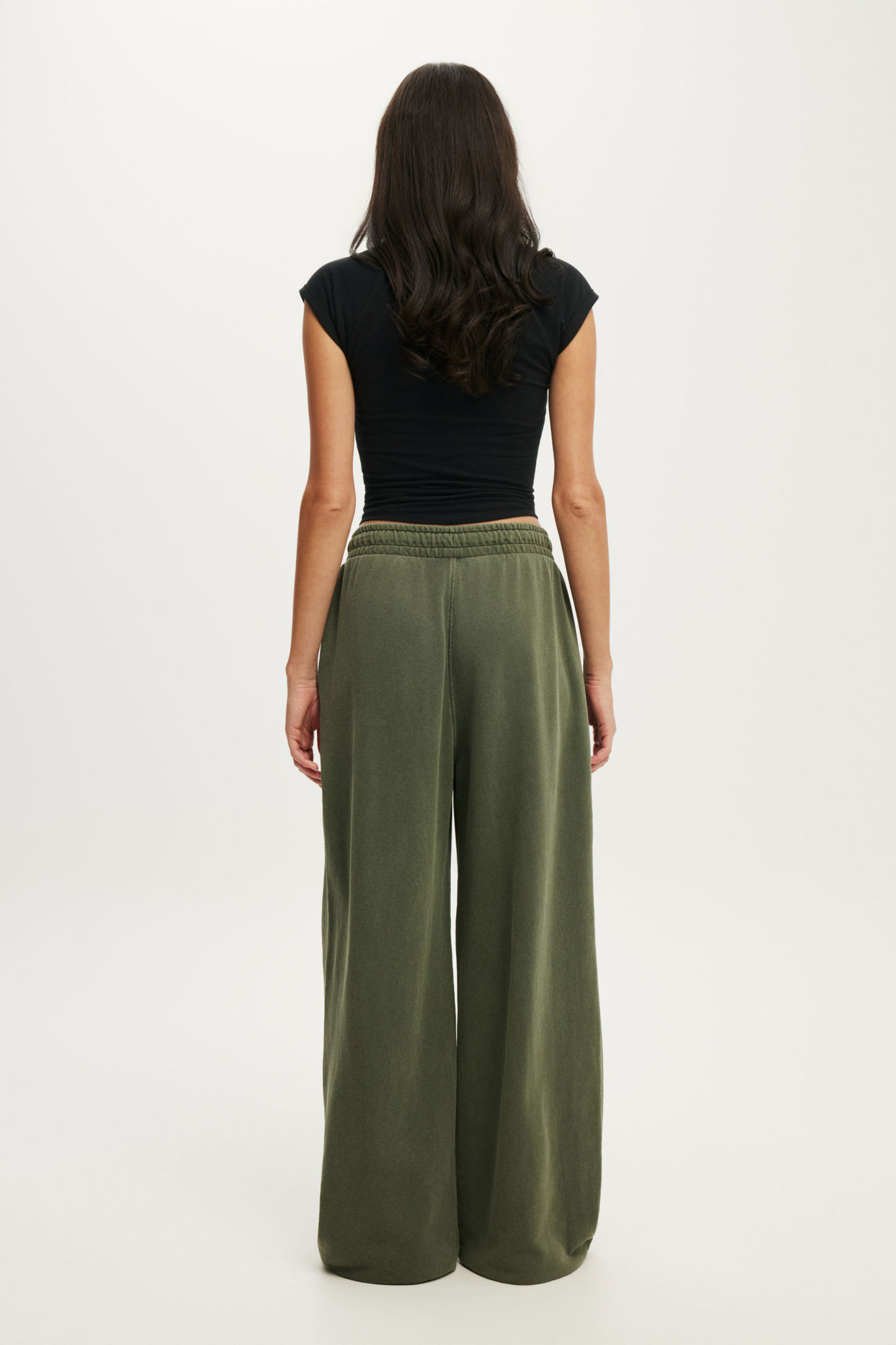 Active Fleece Utility Sweatpant, WASHED CUTEILITY GREEN - example image 3