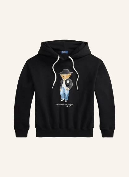 POLO RALPH LAUREN Hoodie – SCHWARZ / HELLBRAUN / BLAU