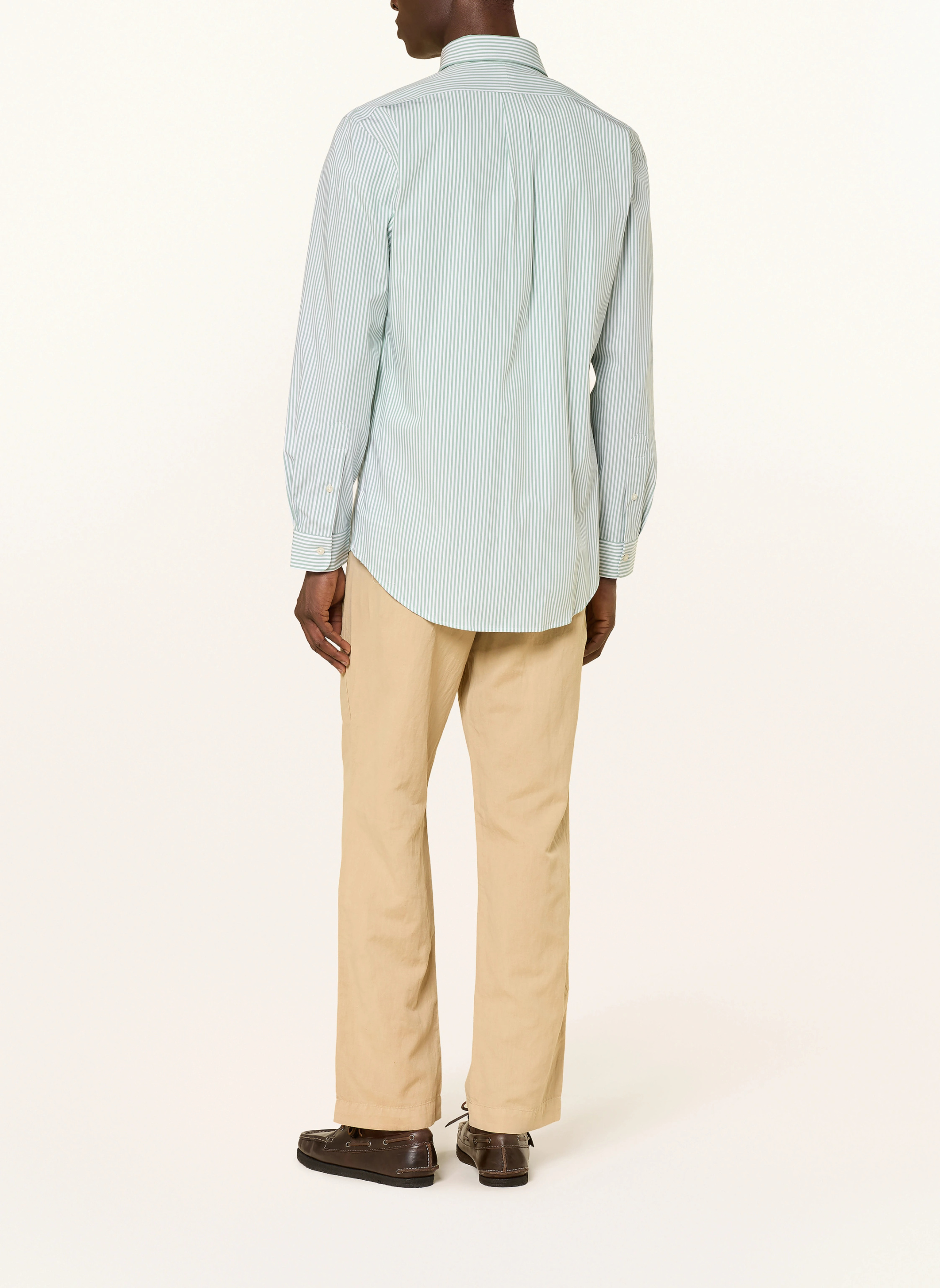 POLO RALPH LAUREN Hemd Custom Fit – MINT / WEISS