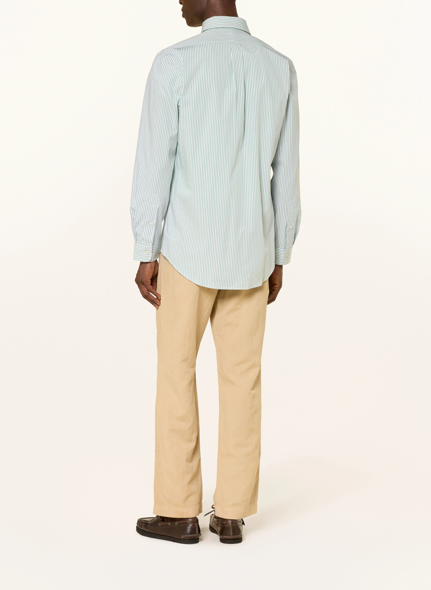 POLO RALPH LAUREN Hemd Custom Fit – MINT / WEISS