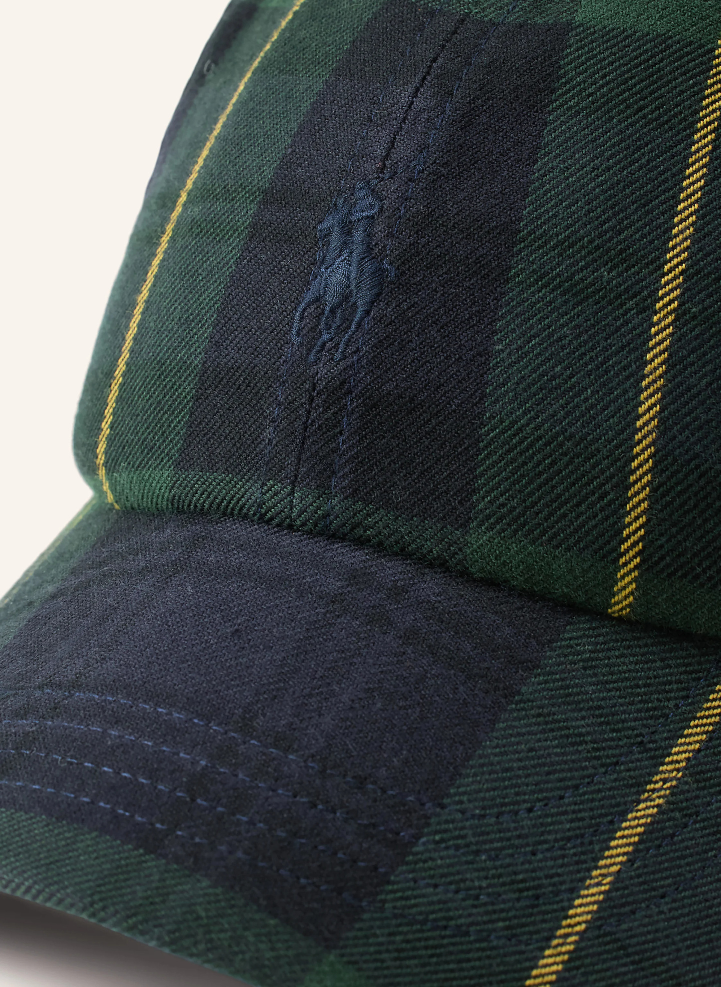 POLO RALPH LAUREN Cap – DUNKELBLAU / GELB / DUNKELGRÜN