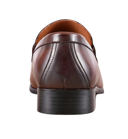 Tommy Hilfiger Men's Sawlin Logo Embellished Dress Loafers - Dark Brown