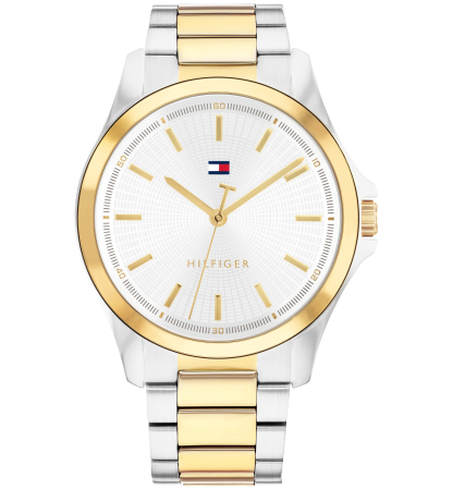 Tommy Hilfiger Men's Quartz Two Tone Stainless Steel Bracelet Watch, 42mm - Two Tone
