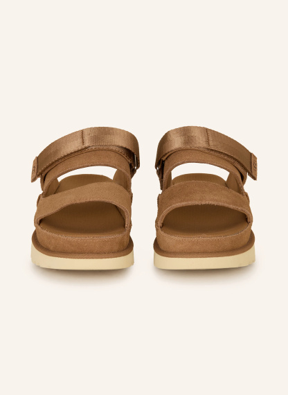 UGG Pantoletten GOLDENSTAR GLIDE – BRAUN
