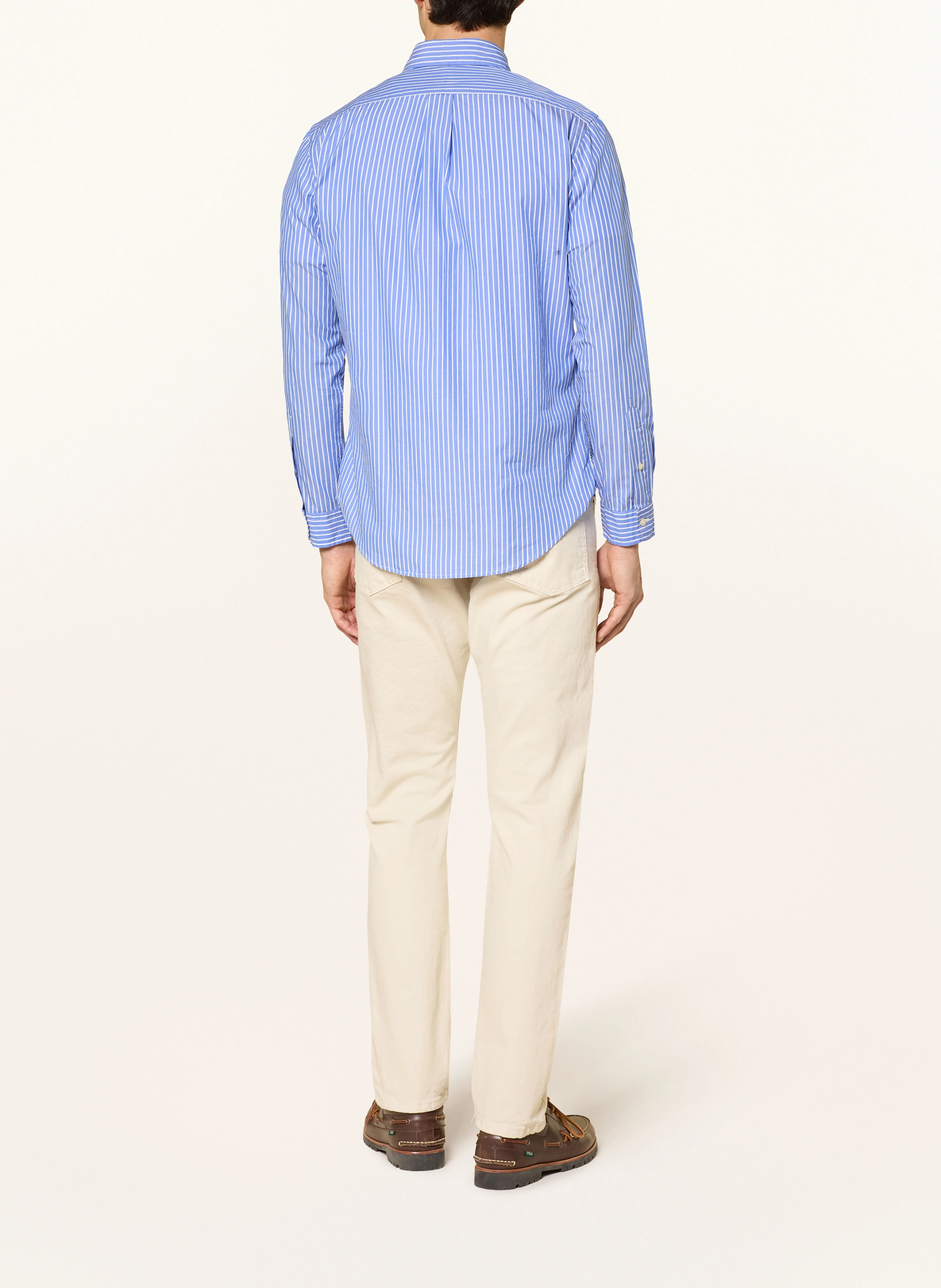 POLO RALPH LAUREN Hemd Custom Fit – BLAU / WEISS