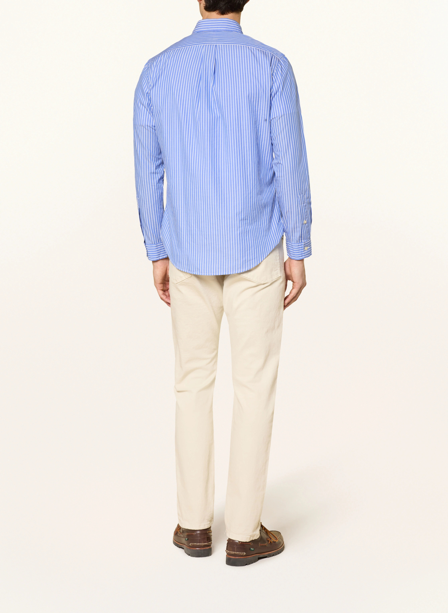 POLO RALPH LAUREN Hemd Custom Fit – BLAU / WEISS