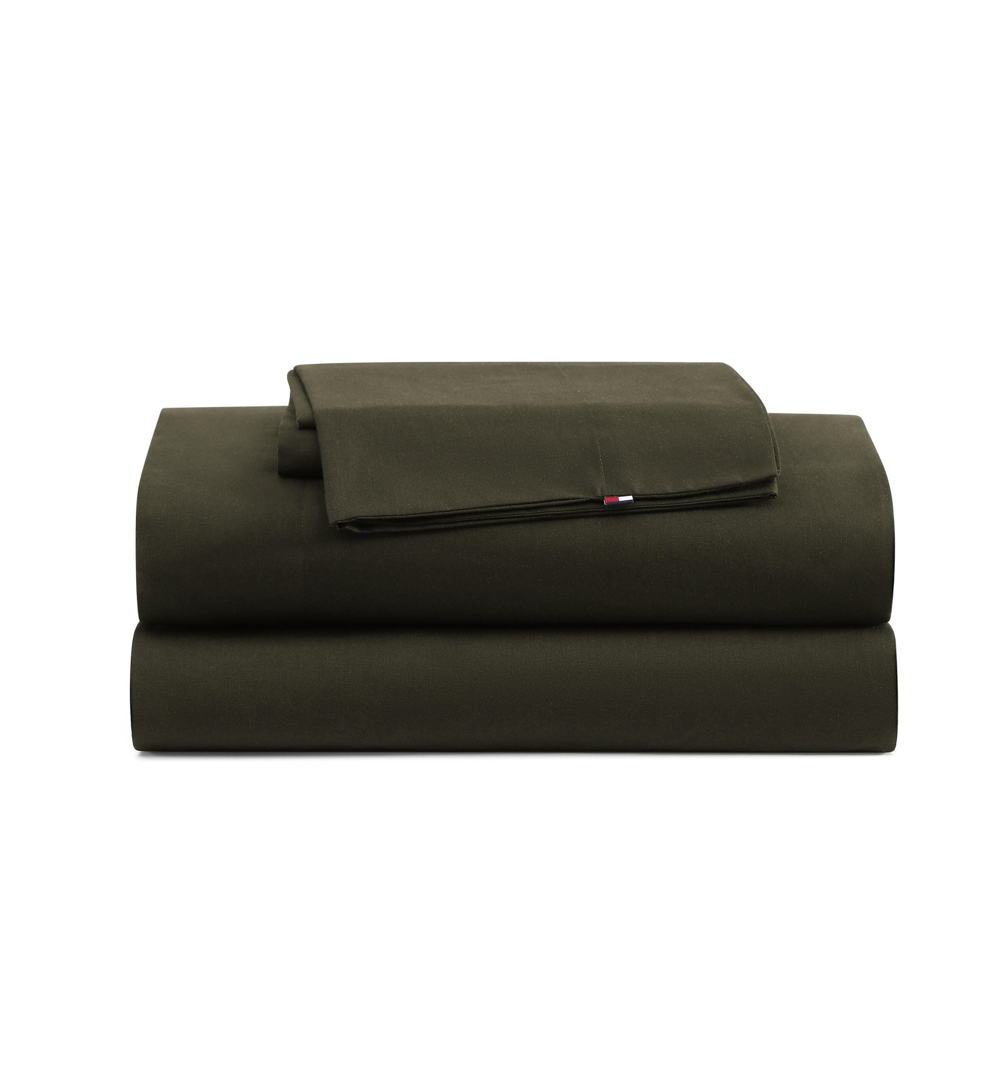 Tommy Hilfiger Solid 200-Thread Count Cotton Percale Sheet Set - Green